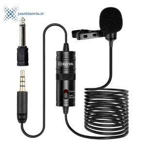 خرید میکروفون یقه ای با سیم بویا مدل BY-M1