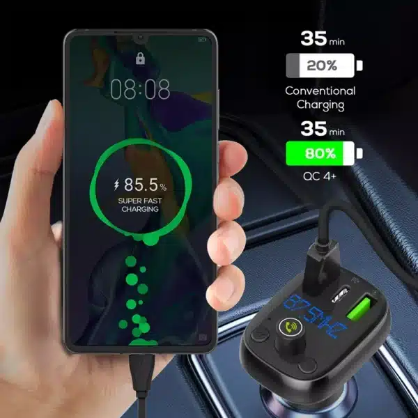 شارژر فندکی و اف ام پلیر الدینیو مدل C704Q