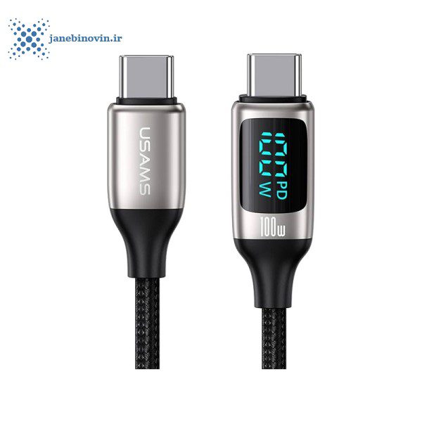 خرید کابل تبدیل USB-C به USB-C یوسمز مدل Sj546 طول 1.2 متر